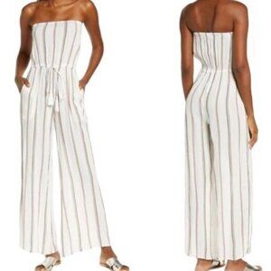 Strapless Gauze Jumpsuit